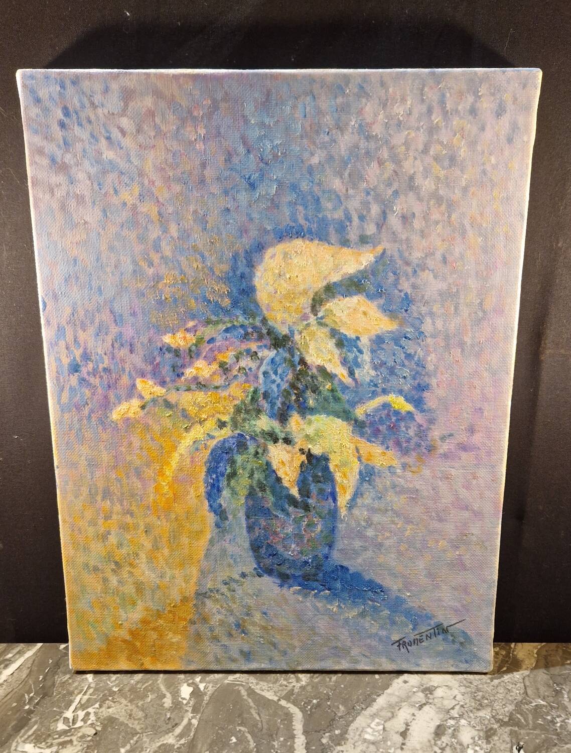 Still life blue bouquet