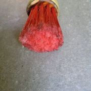 Fireplace tool set in gilded bronze