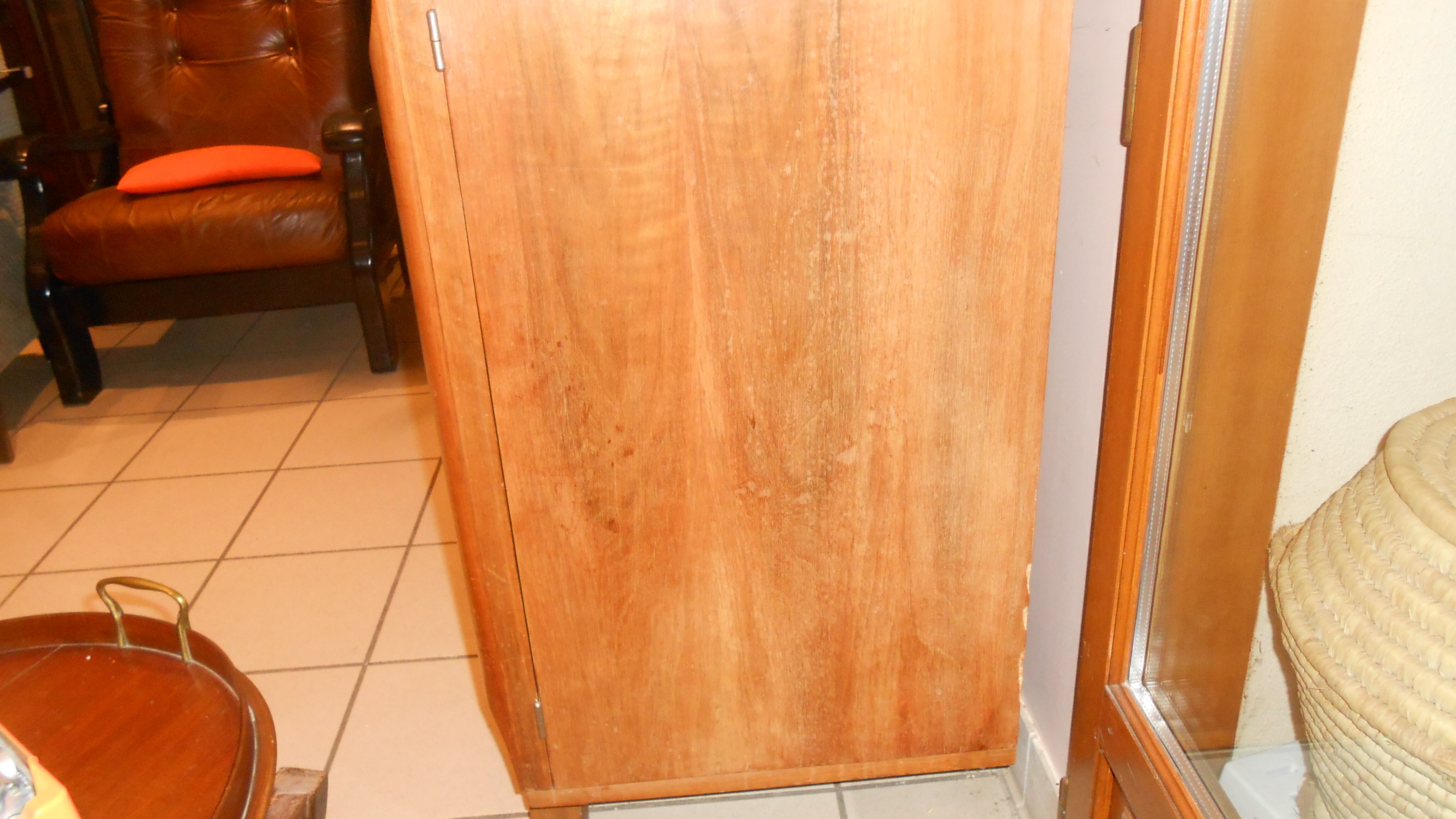 Art deco buffet on marble