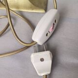 Art deco 1930s general electric brass goose neck table lamp