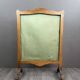 19th Century Wooden Fireplace Screen With Tapestry