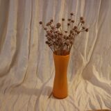 70's orange vase