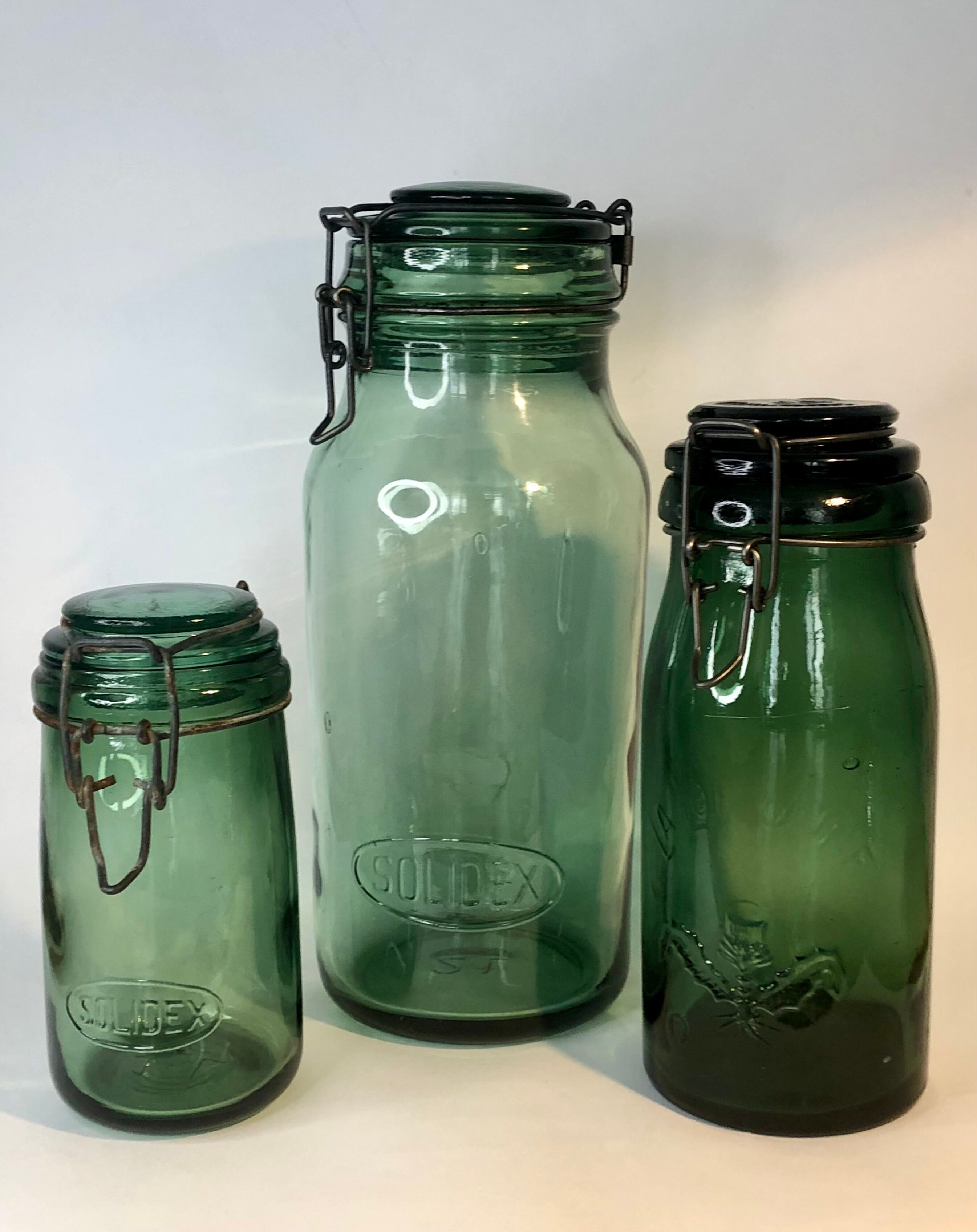 Glass jars