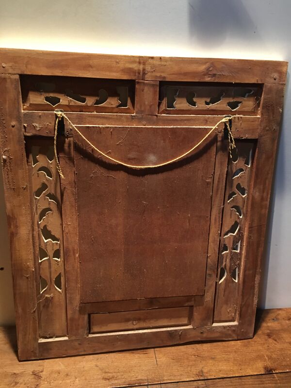 Miroir avec volets style colonial 60x70cm