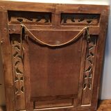 Mirror with colonial style shutters 60x70cm
