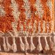 Luxury orange rug artisanal 200cm × 300cm