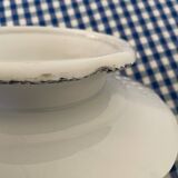 Iron pedestal dish