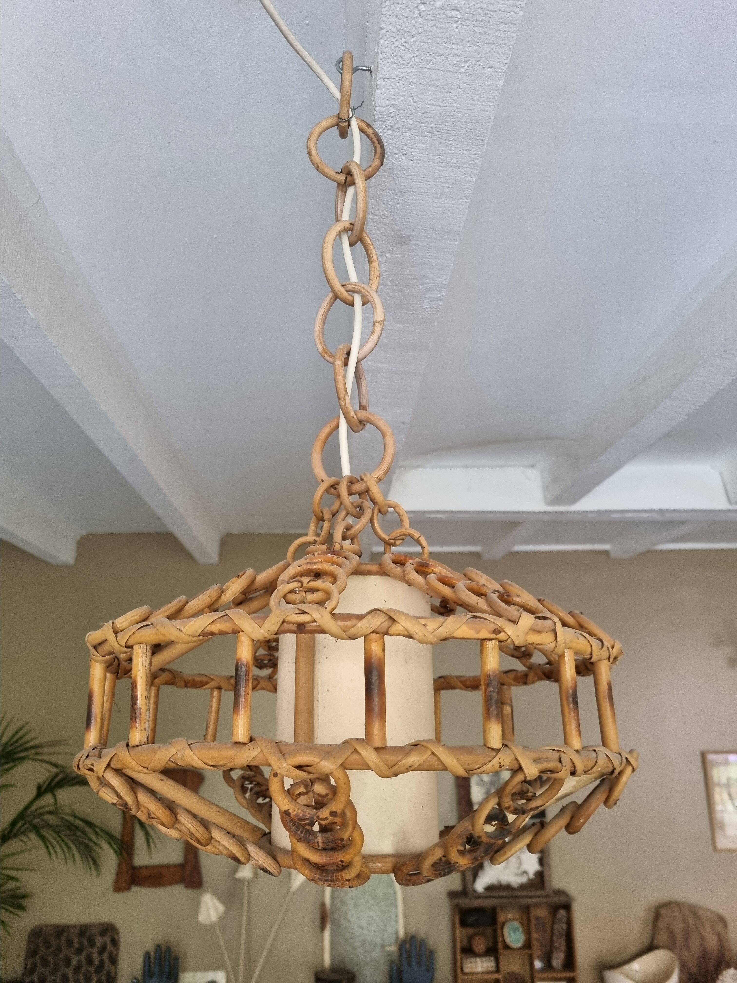 rattan suspension 60s