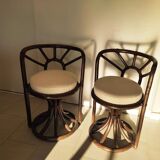 Bamboo chairs 80s