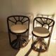 Bamboo chairs 80s