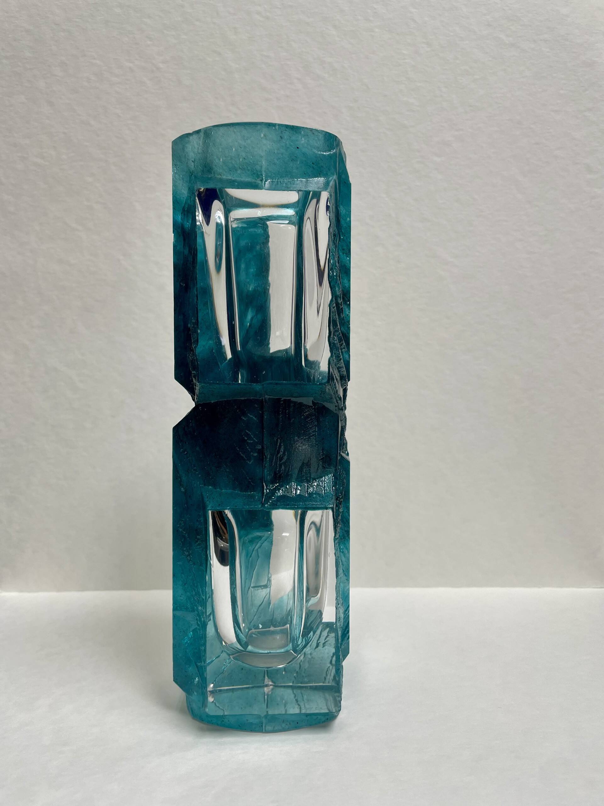 Vase Argos en cristal par l'artiste César pour Daum