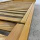 Ancienne banquette Daybed / lit réglable en bois design Holma vintage années 60