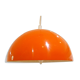 Suspension en métal laqué orange 1970'