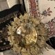 Bronze midcentury bronze witch eye mirror