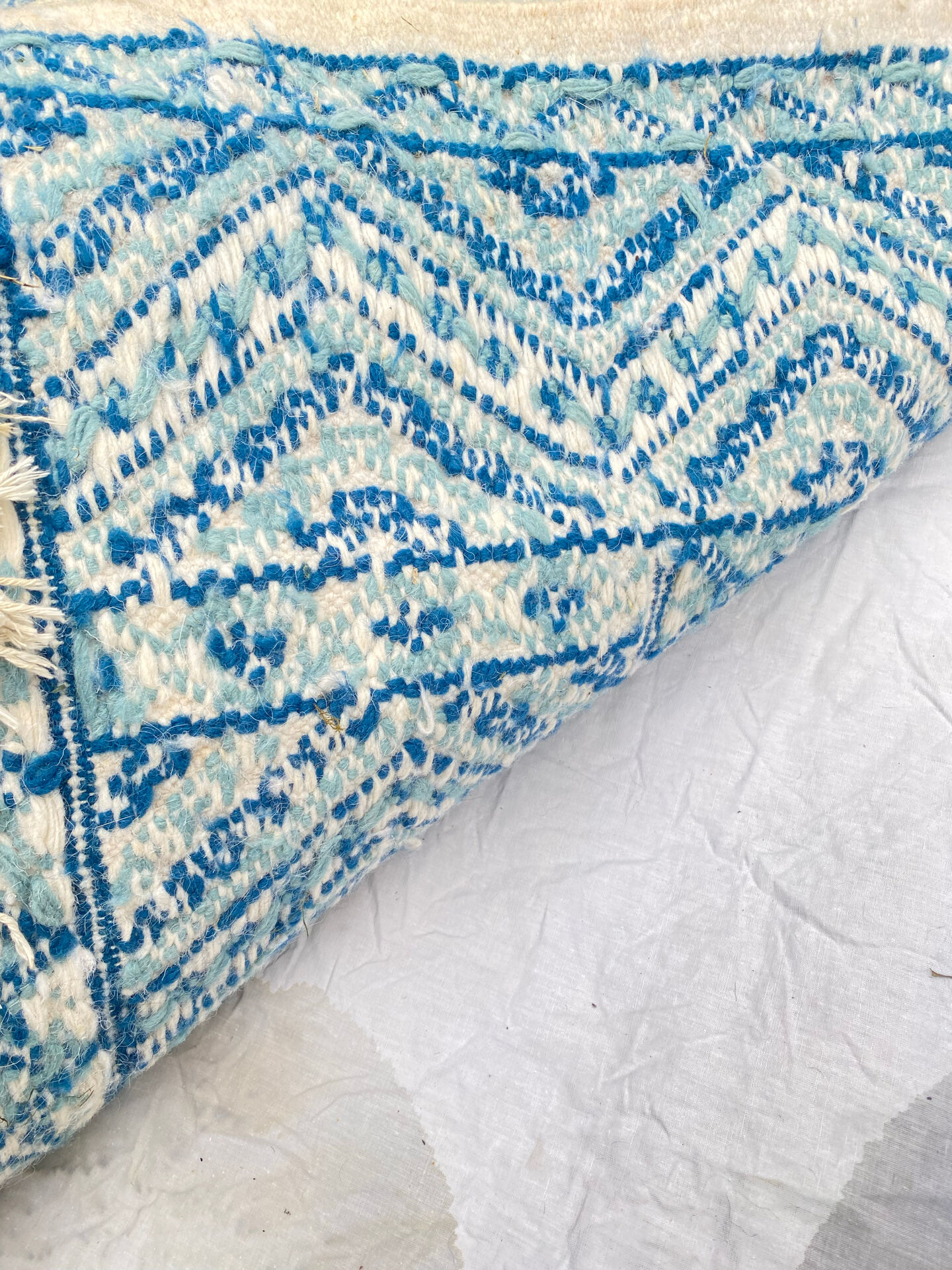 Tapis en laine berbere Margoum