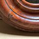 Louis Philippe organic curved wavy distressed mirror, ca 1880