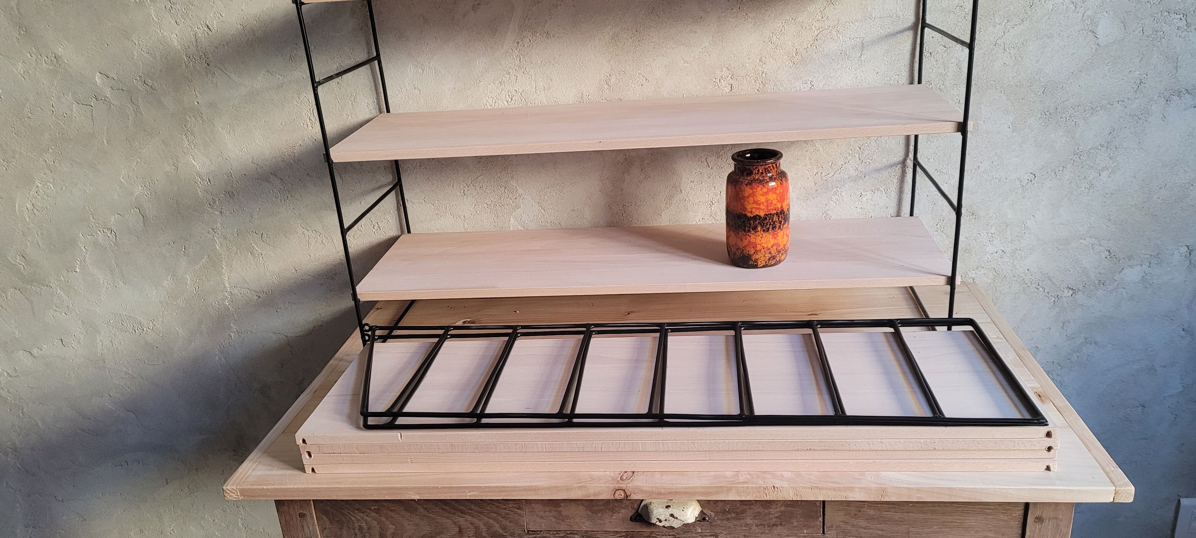 Etagère murale style string vintage