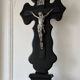 Ancient crucifix 36.5 cm on a base