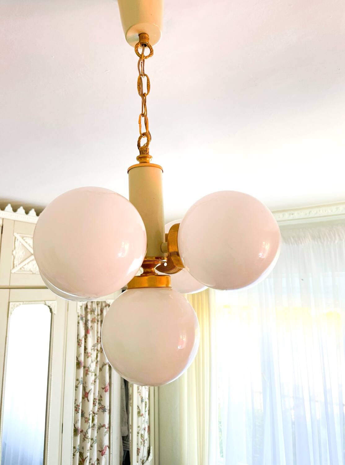 Suspension style vintage italien Spoutnik des années 70