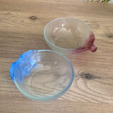 2 glass ramekins / appetizers, ice cream or other