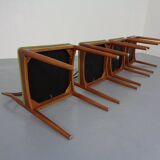 Model 94 Teak Dining Chairs by Johannes Andersen for Christian Linneberg, 1960s, Set of 4
