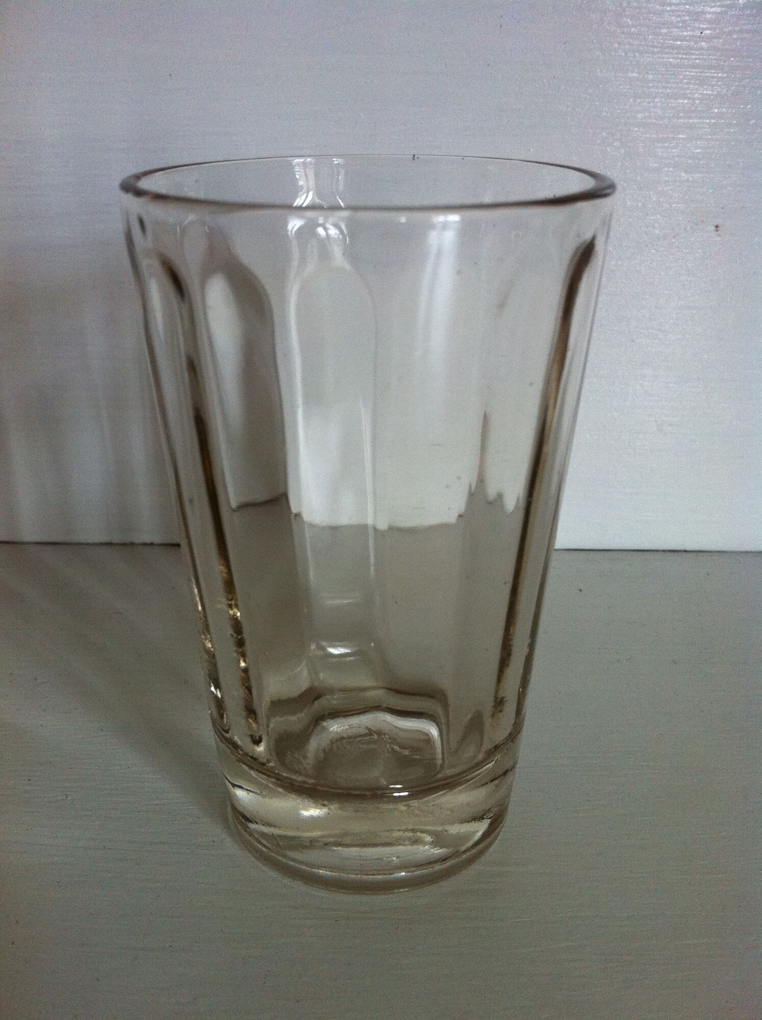 Set of 12 glasses of art deco bistro