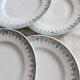 6 vintage plates from Terre de Ter Saint Amandinoise, Saint Amand model 4500.