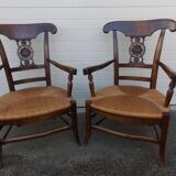 Pair of Provençal armchairs