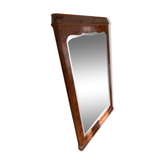 Art Deco mirror in wood veneer