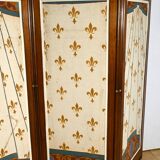 Four-Panel Mahogany Screen – First Part 20th Century