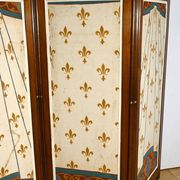 Four-Panel Mahogany Screen – First Part 20th Century