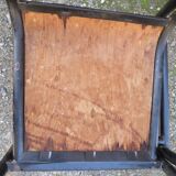 Series of 4 chairs Mullca school model 510 tapered feet 1950