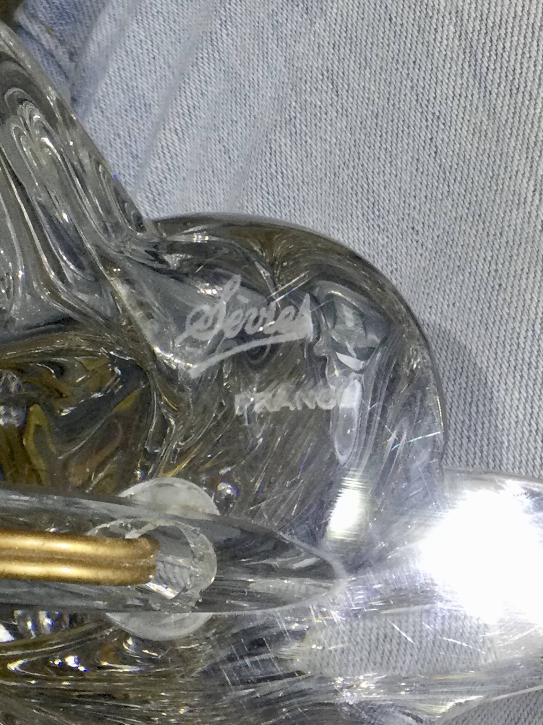 Sèvres crystal lamp base