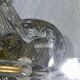 Pied de lampe en cristal de Sèvres