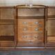 Art Deco walnut burr sideboard with drawers and bar.