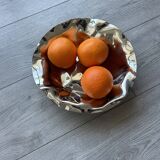 Stainless steel fruit basket / salad bowl - Alessi (Sarrià basket)