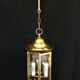 Lantern 2 lights in bronze and brass