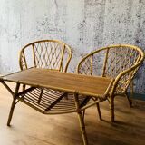 Rattan lounge