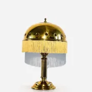 Lampe de table en laiton en forme de champignon par Sölken Leuchten, Allemagne, vers les années 1960.