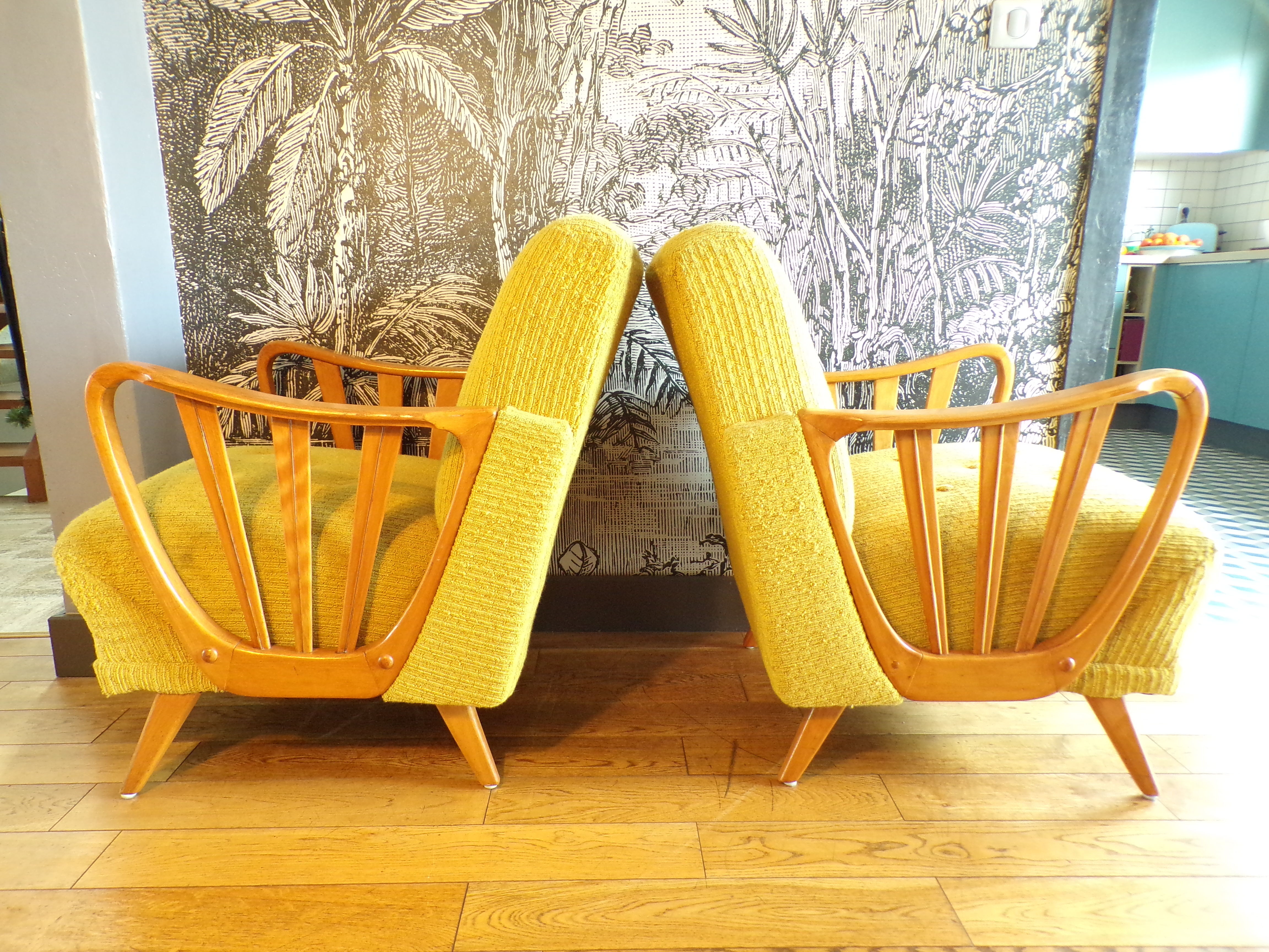 Pair of armchairs 1950