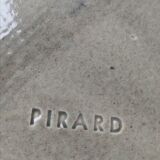 Large stoneware plate from Alsace Vincent Pirard Soufflenheim