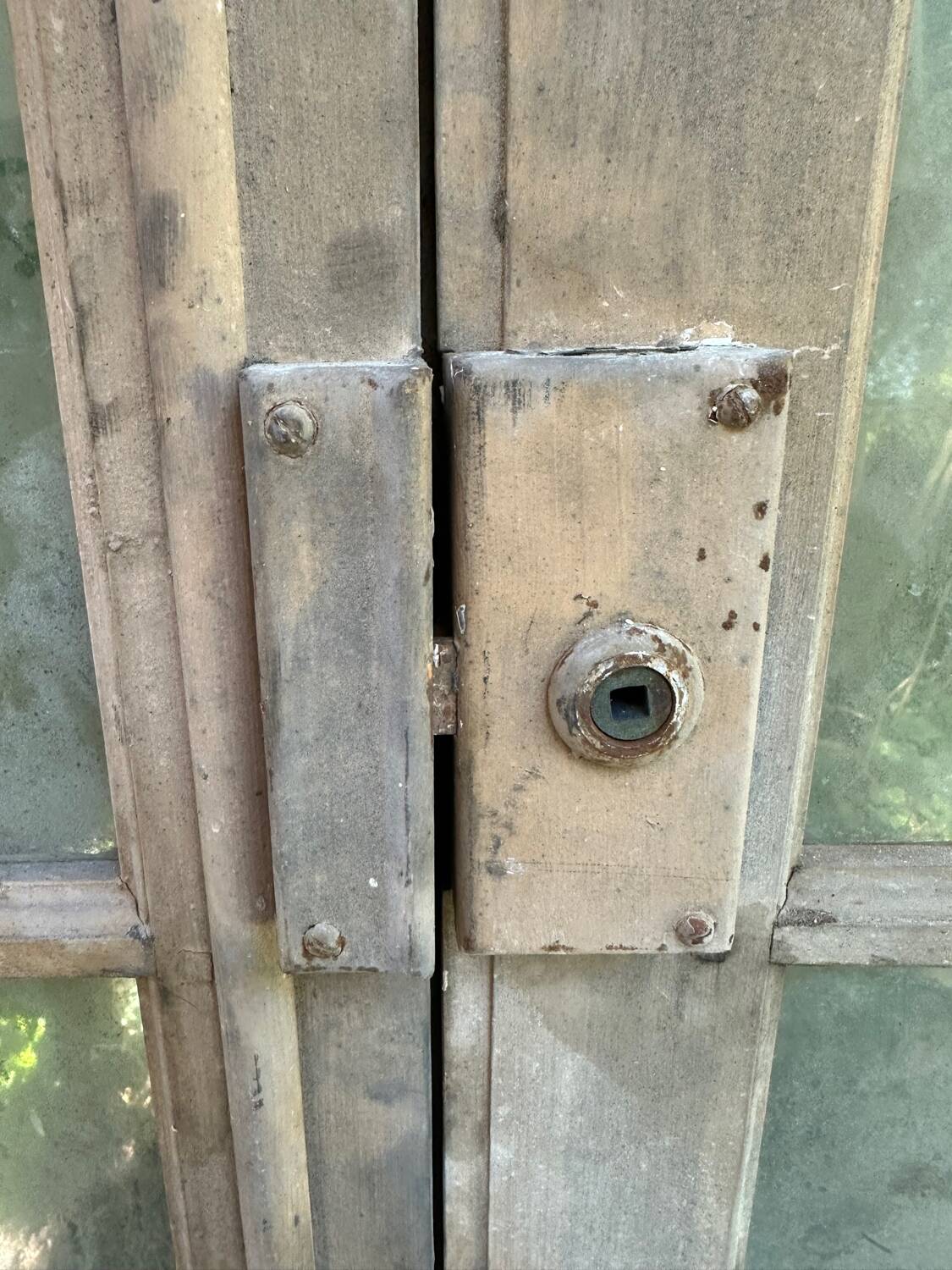 Double-leaf interior French doors