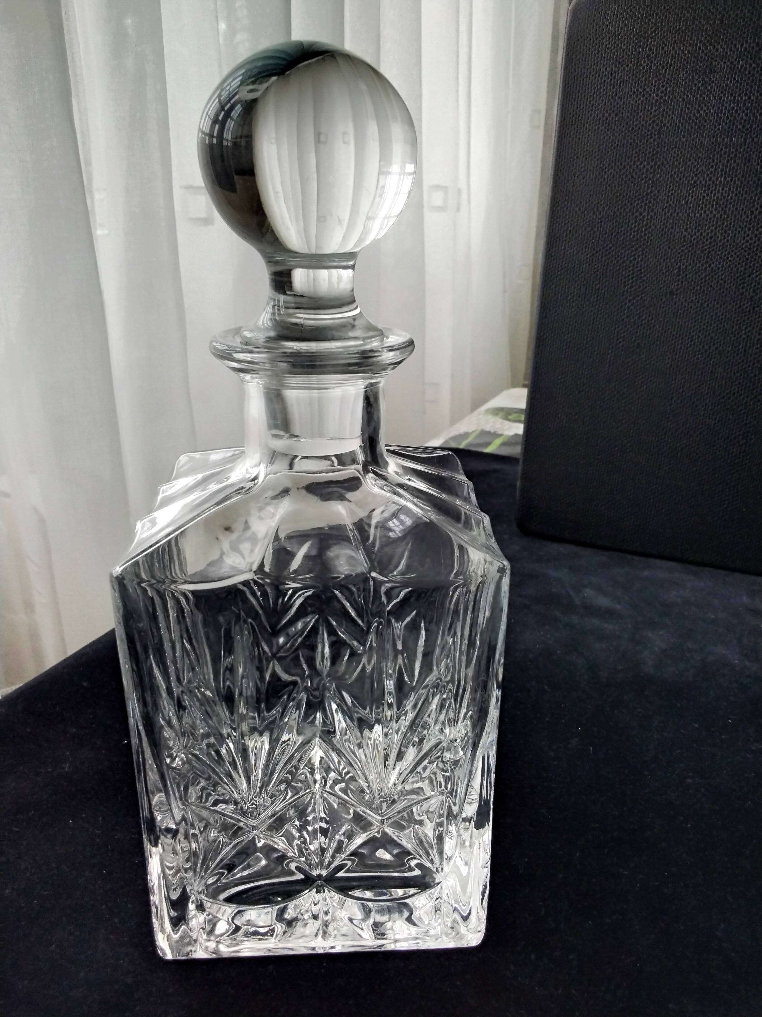 Arques crystal whiskey decanter