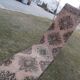 Vintage Turkish hallway rug 80x775 cm