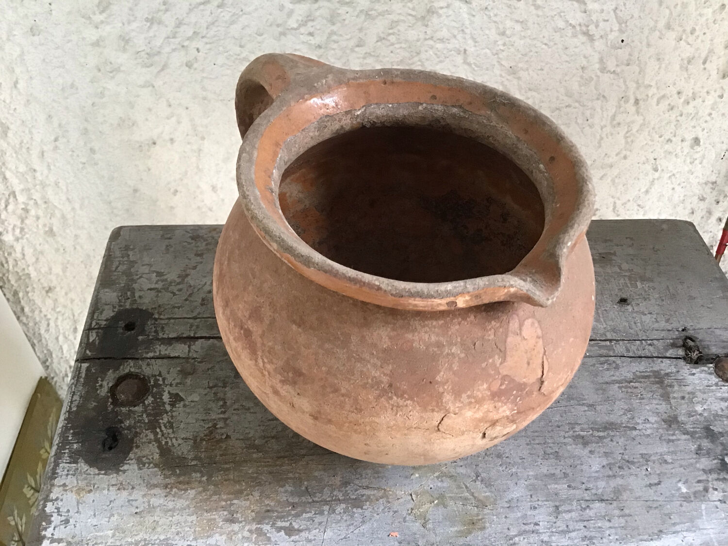 Terracotta pitcher