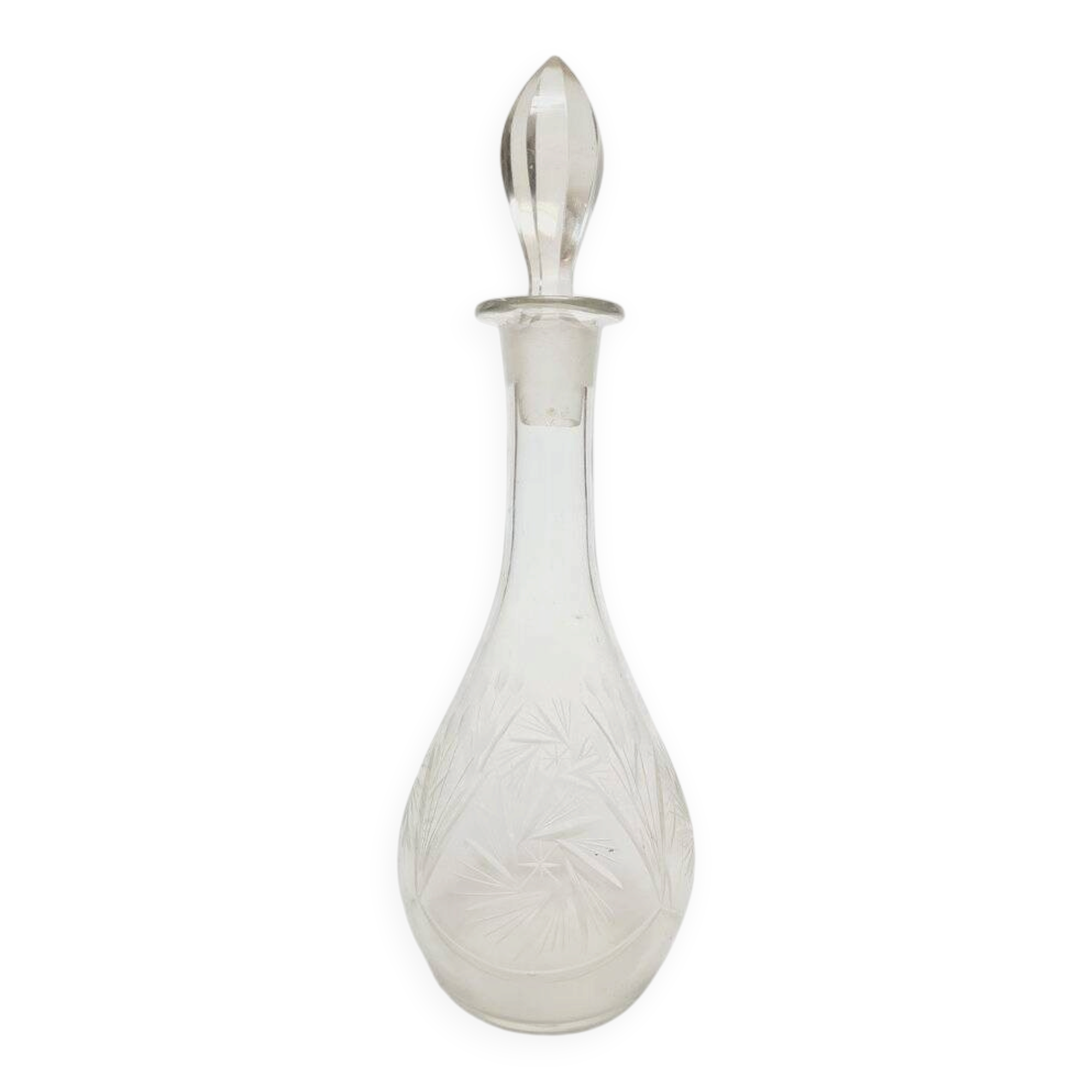 Art Deco crystal carafe, Germany, 1900s