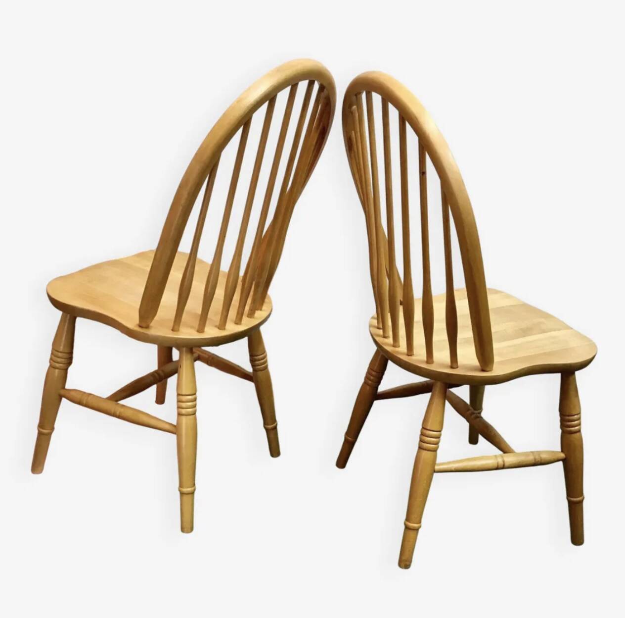Paire chaises windsor vintage