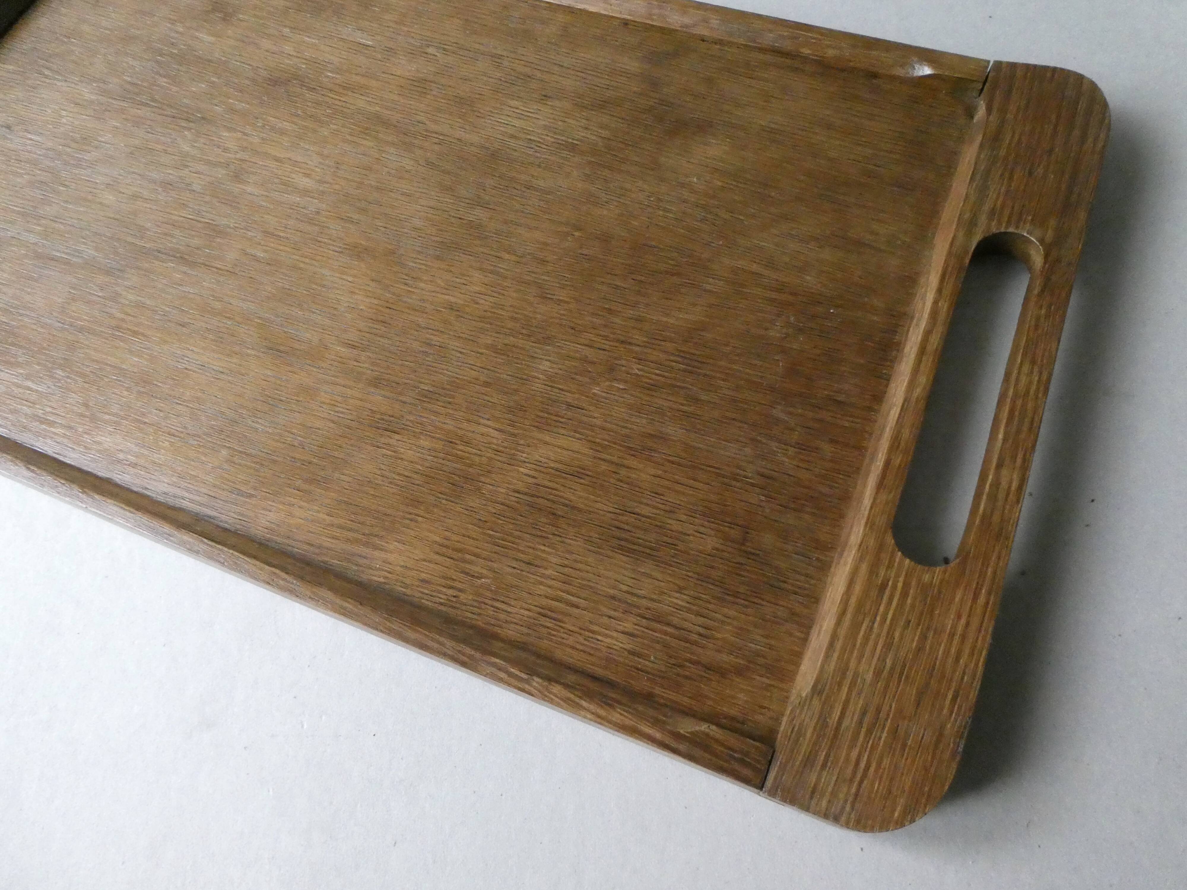 Wooden serving tray, 50s-60s