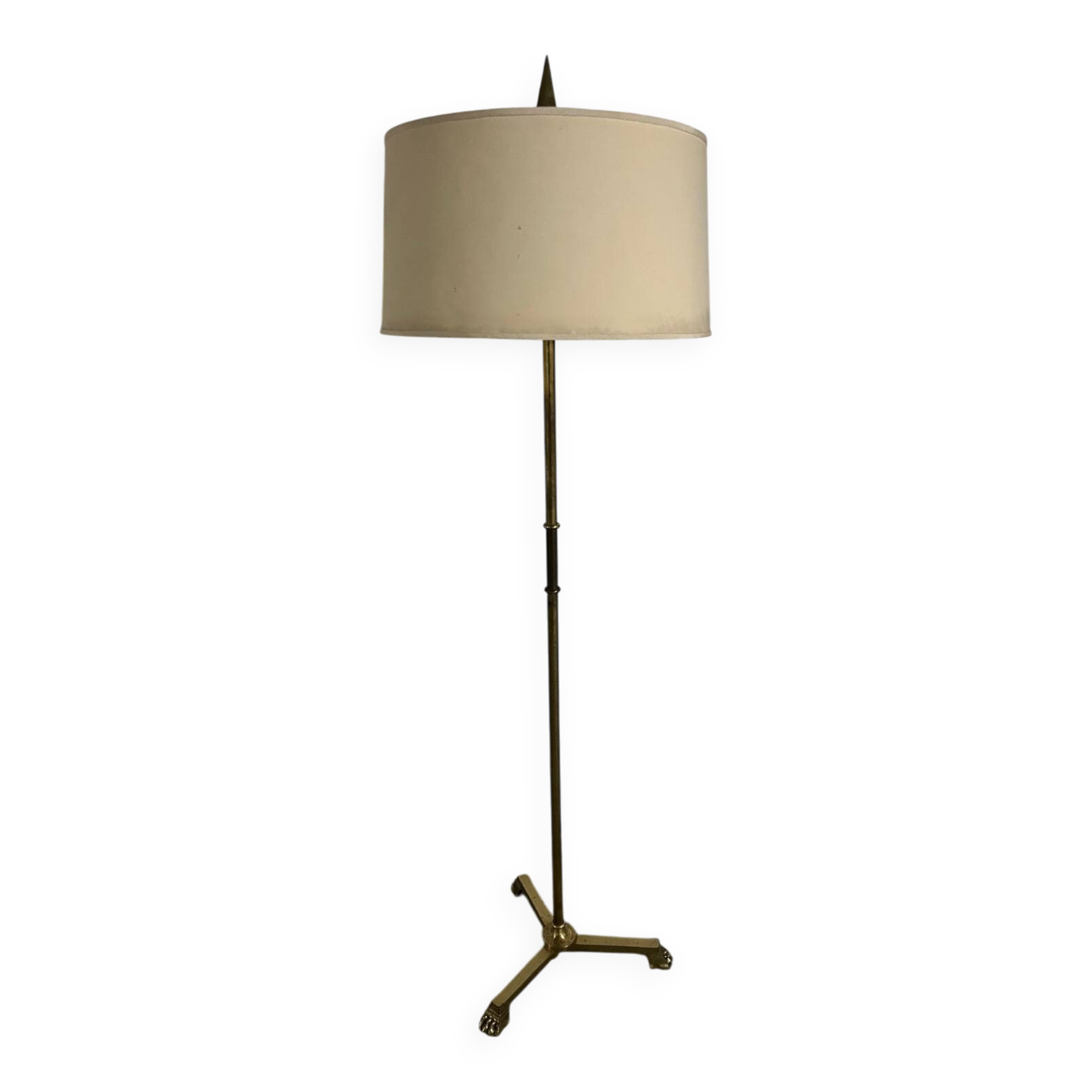 Brass floor lamp