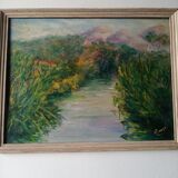 Signed nature painting